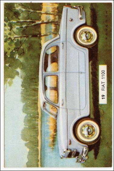 Cavalcade of Cars (Base Set) card 19 Fiat 1100