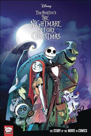 Disney Tim Burton's The Nightmare Before Christmas: The Story of the Movie in Comics Cover Image 1