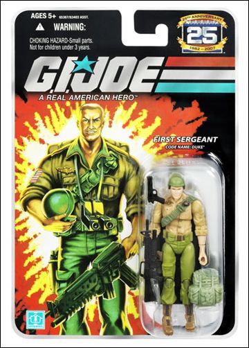 G.I. Joe 25th Anniversary Basic 3 3/4" Action Figures figure 56 Duke (First Sergeant)