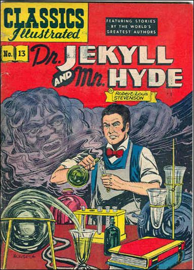 Classic Comics/Classics Illustrated issue 13-E HRN 60 -New Cover Art -First Classics Illust. Logo