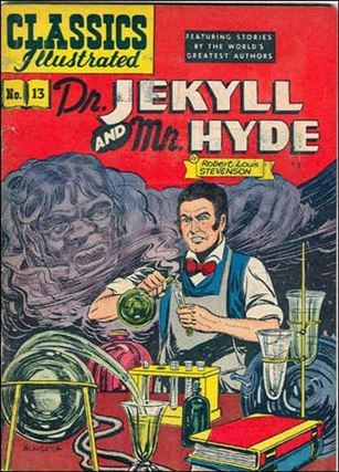 Classic Comics/Classics Illustrated issue 13-E HRN 60 -New Cover Art -First Classics Illust. Logo
