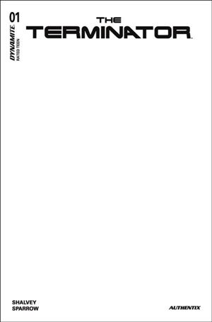 Terminator (2024) issue 1-H Blank Authentix Sketch Cardstock Cover