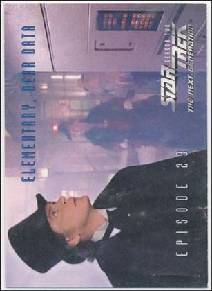 Star Trek: The Next Generation - The Episode Collection Season Two (Base Set) card 143 Elementary, Dear Data, Episode 29B