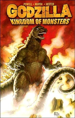 Godzilla: Kingdom of Monsters issue 1-B Eric Powell Gatefold Wraparound Cover