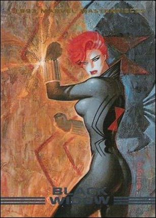 1993 Marvel Masterpieces (Base Set) card 67 Black Widow
