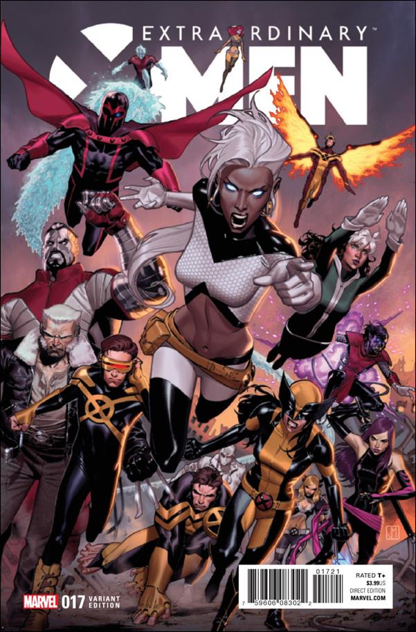 Extraordinary X-Men issue 17-B Jorge Molina Cover