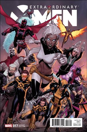 Extraordinary X-Men issue 17-B Jorge Molina Cover