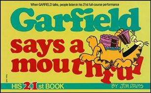 Garfield issue 21 Says a Mouthful