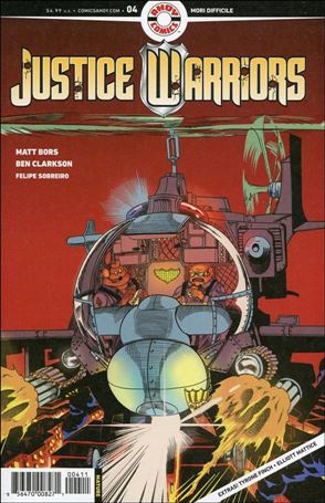 Justice Warriors issue 4 Ben Clarkson Cover