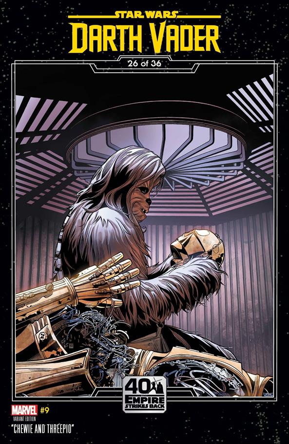 Star Wars: Darth Vader issue 9-B Chris Sprouse Empire Strikes Back Cover