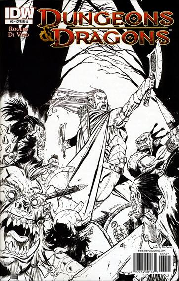 Dungeons & Dragons (2010) issue 3-C Tim Seeley B&W 1:10 Cover