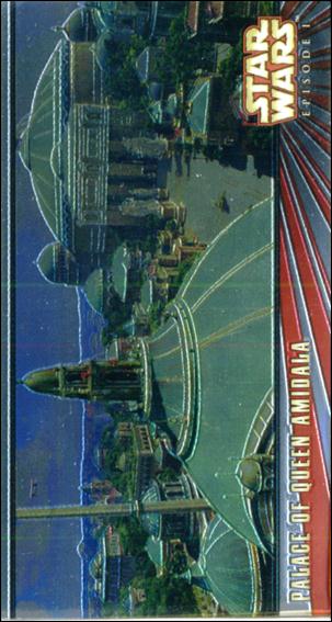 Star Wars: Episode I Widevision: Series 1 (Chrome Subset) card C1 Palace of Queen Amidala