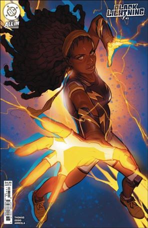 Black Lightning (2025) issue 3-B Joshua 'Sway' Swaby Cardstock Cover