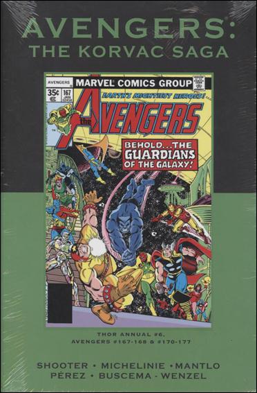 Avengers: The Korvac Saga issue nn-B Marvel Premiere Classic Dust Jacket Vol 38 1/749