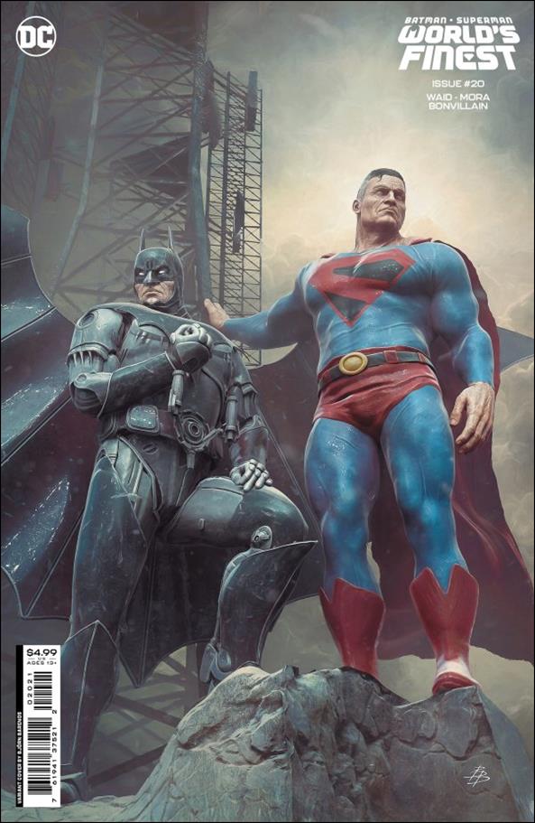 Batman/Superman: World's Finest issue 20-B Björn Barends Cardstock Cover