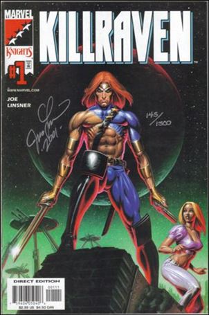 Killraven (2001) issue 1-B DF (Signed by Joseph Michael Linsner) 1/1500