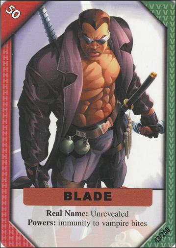 Marvel ReCharge: Inaugural Edition (Base Set) card 43 Blade