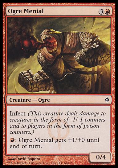 Magic the Gathering: New Phyrexia card 89 Ogre Menial