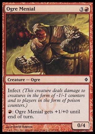 Magic the Gathering: New Phyrexia card 89 Ogre Menial