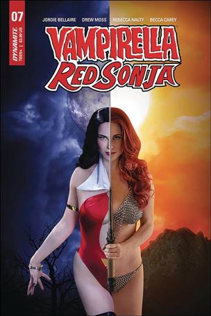 Vampirella / Red Sonja issue 7-D Cosplay Photo Cover