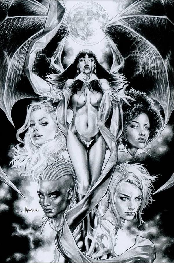 Sacred Six issue 9-O Jay Anacleto 1:35 Black & White Virgin Cover