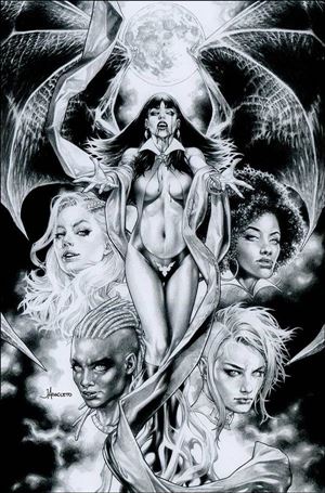 Sacred Six issue 9-O Jay Anacleto 1:35 Black & White Virgin Cover