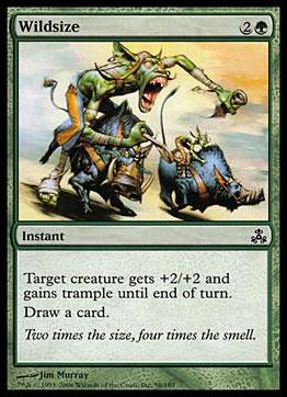 Magic the Gathering: Guildpact (Base Set) card 98 Wildsize