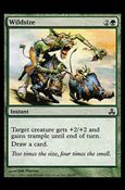 Magic the Gathering: Guildpact (Base Set) card 98 Wildsize
