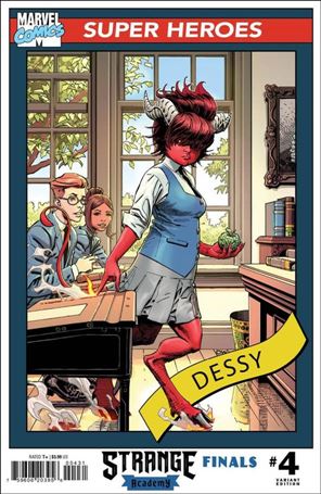 Strange Academy: Finals issue 4-B Dustin Weaver Trading Card Cover