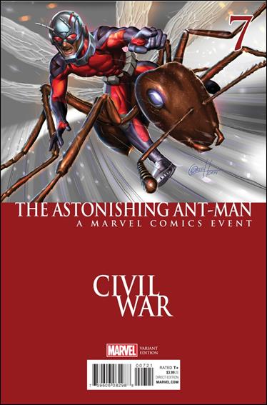 Astonishing Ant-Man issue 7-D Greg Horn Civil War Cover