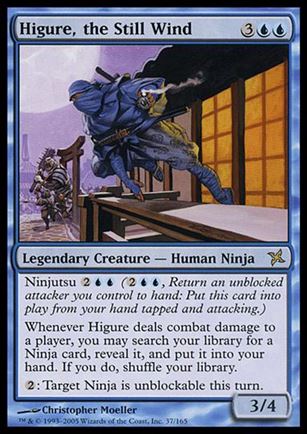Magic the Gathering: Betrayers of Kamigawa (Base Set) card 37 Higure, the Still Wind