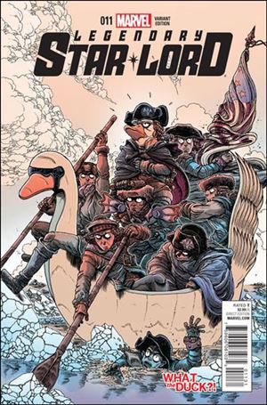 Legendary Star-Lord issue 11-C What the Duck?! Cover
