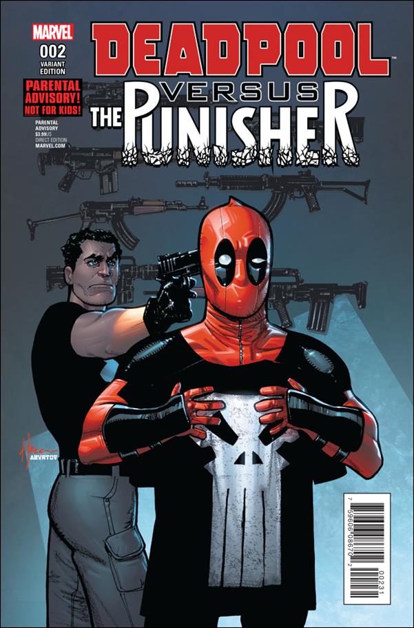 Deadpool vs the Punisher issue 2-C Howard Chaykin 1:25 Cover