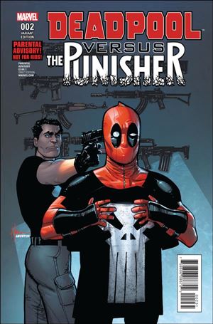 Deadpool vs the Punisher issue 2-C Howard Chaykin 1:25 Cover