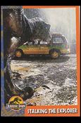 Jurassic Park (Base Set) card 34 Stalking the Explorer