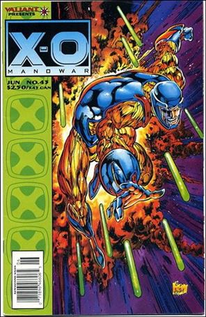 X-O Manowar (1992) issue 43-B Newsstand Edition / Price Variant