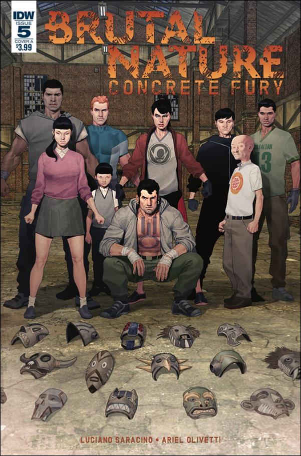 Brutal Nature: Concrete Fury  issue 5 Ariel Olivetti Standard Cover