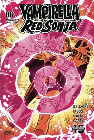 Vampirella / Red Sonja issue 6-C Leonardo Romero Cover