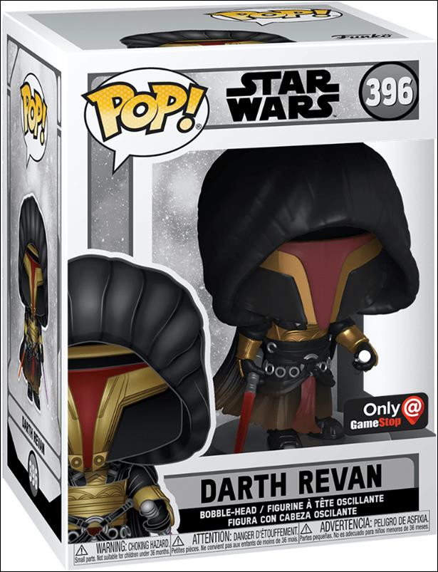 POP! Star Wars figure 396 Darth Revan GameStop Exclusive