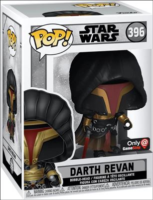 POP! Star Wars figure 396 Darth Revan GameStop Exclusive