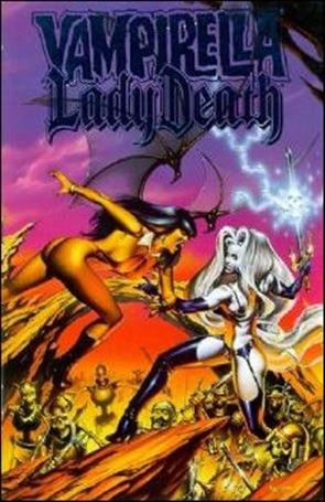 Vampirella/Lady Death issue 1-E Blue Foil Cover 1/100