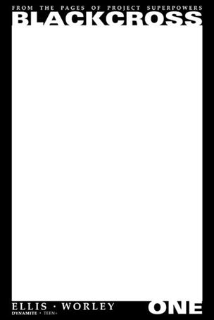Project Superpowers: Blackcross issue 1-K Blank Authentix Cover