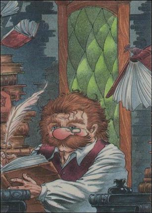 Charles Vess (Base Set) card 88 Ole Tom's Library