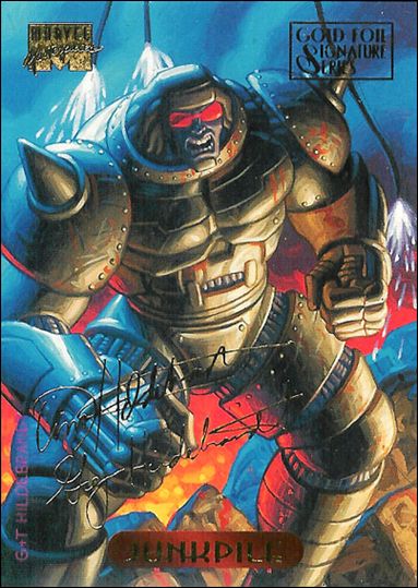 1994 Marvel Masterpieces (Gold-Foil Signature Parallel Base Set) card 60 Junkpile