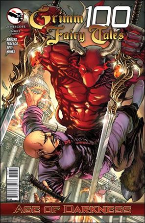 Grimm Fairy Tales (2005) issue 100-F Harvey Tolibao Cover