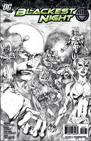 Blackest Night issue 7-C Ivan Reis 1:100 Sketch Cover