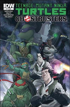 Teenage Mutant Ninja Turtles/Ghostbusters issue 1 Dan Schoening Cover