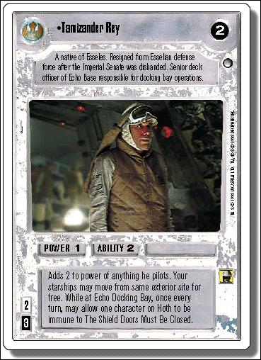 Star Wars: Hoth Revised (Base Set) card 102 Tamizander Rey