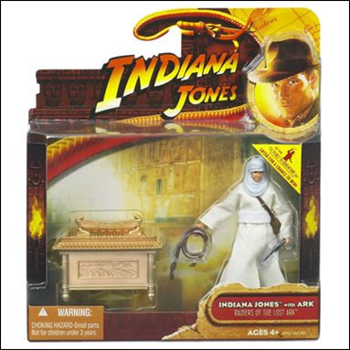 Indiana Jones Deluxe 3 3/4" Action Figures figure 3-- Indiana Jones with Ark