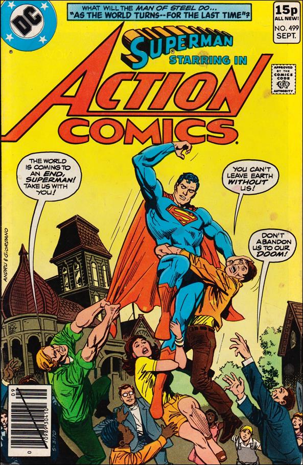 Action Comics (1938) issue 499-C UK Price Cover